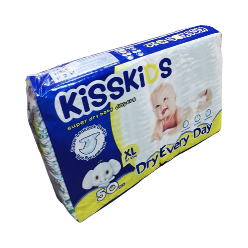 Kisskids Diapers 50Pcs [Xl]