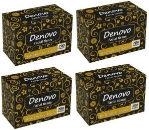 Facial Tissues 1’S Denovo [200’Sx2Ply]