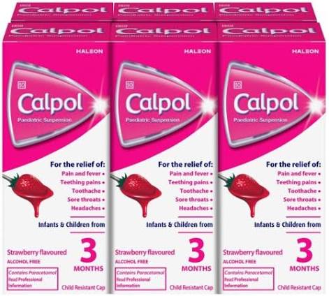 Calpol 6X50Ml Paediatric Susp