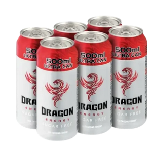 Dragon Energy Drink 6X500Ml *Sugar Free*