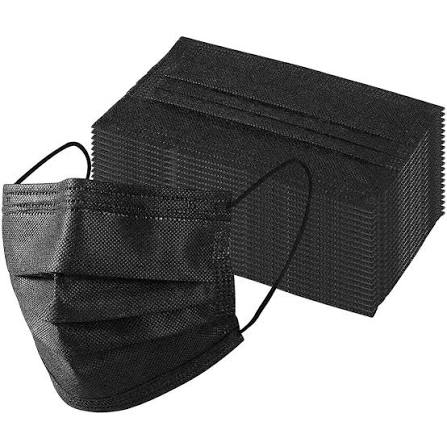 Face Mask Disposable 1X50Pcs**Black**