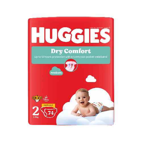 Huggies 2 D/Comfort 94/74’S Jumbo