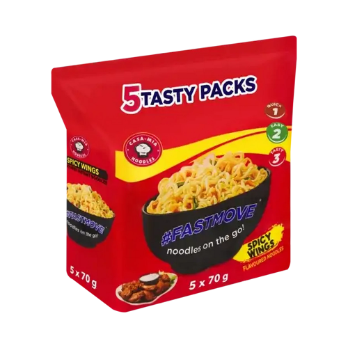 Casa-Mia Noodles 5X65G Spicy Wings