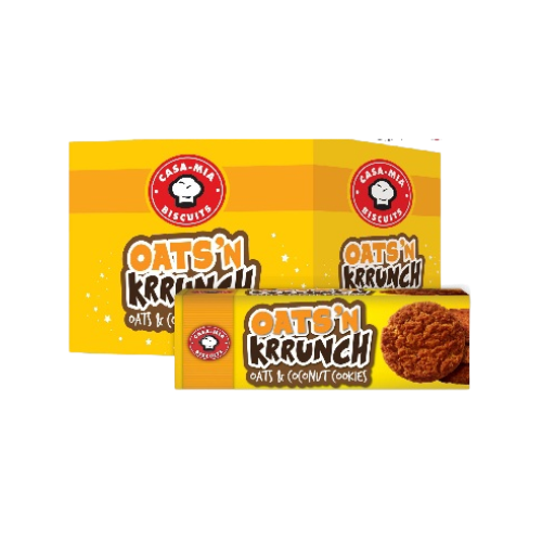 Casa-Mia Oats + Krunch 12X175G