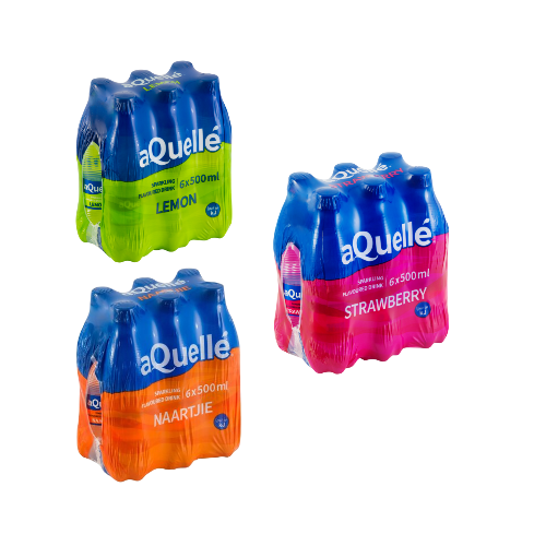 Aquelle 6X500Ml Flavours Assorted