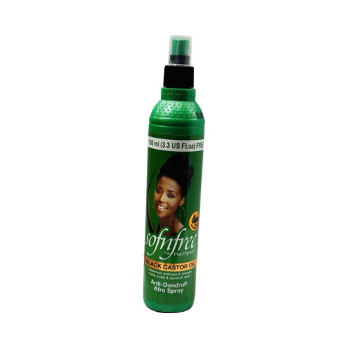 Sof N Free C/Moist Anti-Dand Spr350Ml Blkcast Oil