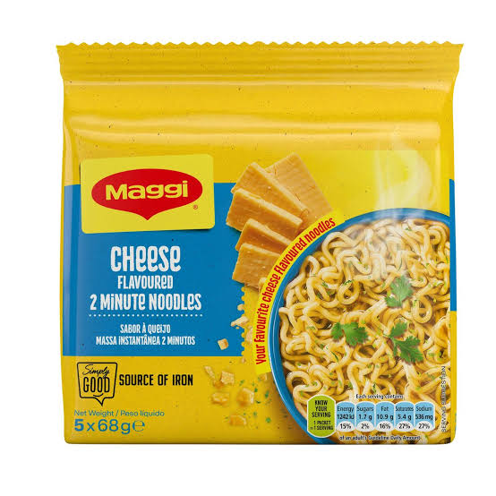 Maggi Noodles 5X68G Cheese