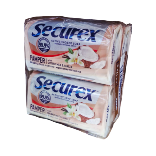 Securex 4X175G Soap Pamper