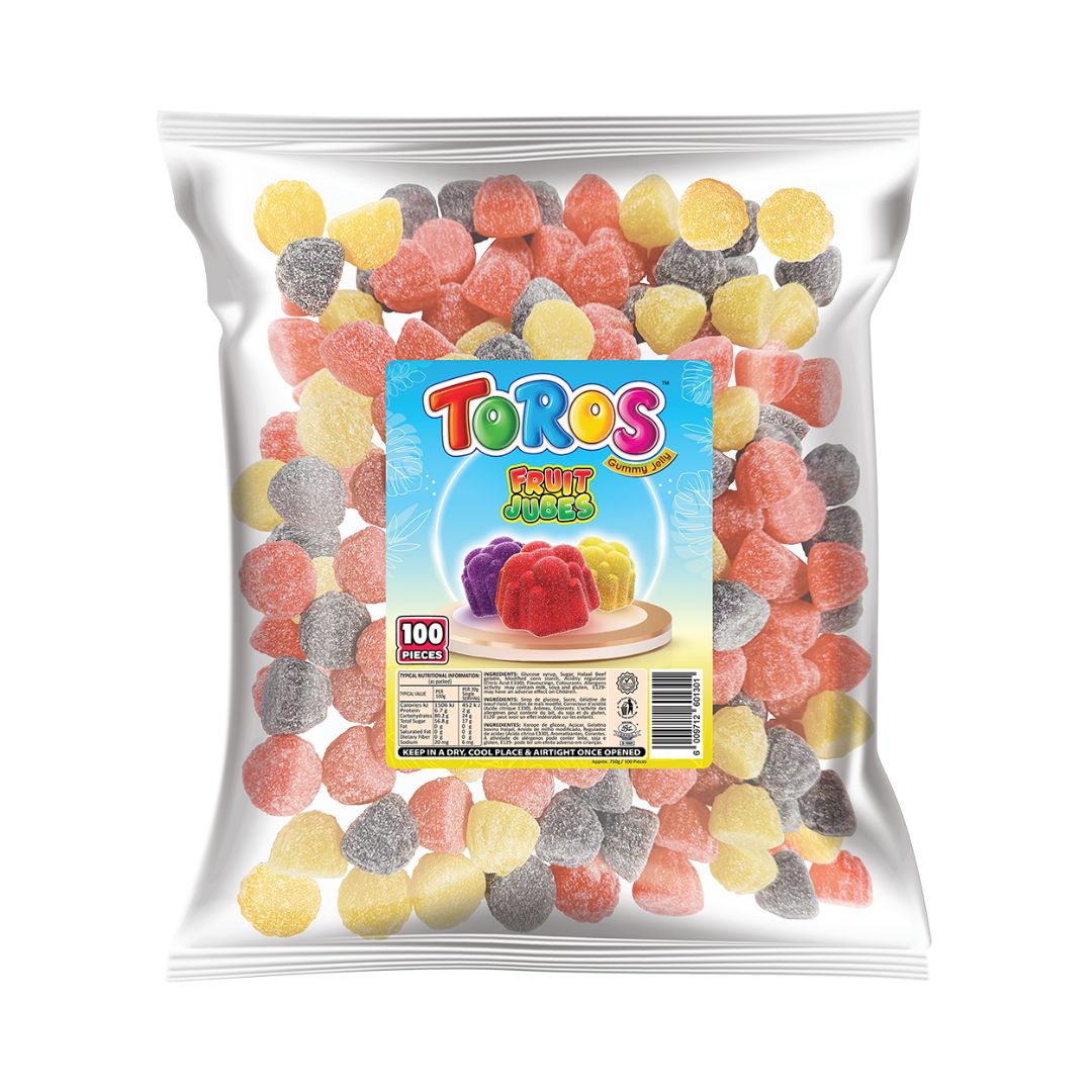 Toros[Pkt]Fruit Jubes Ass’ 100’S