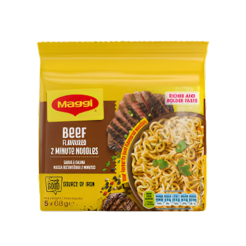 Maggi Noodles 5X68G Beef