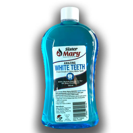 Sister Mary 500Ml White Teeth **Asstd**