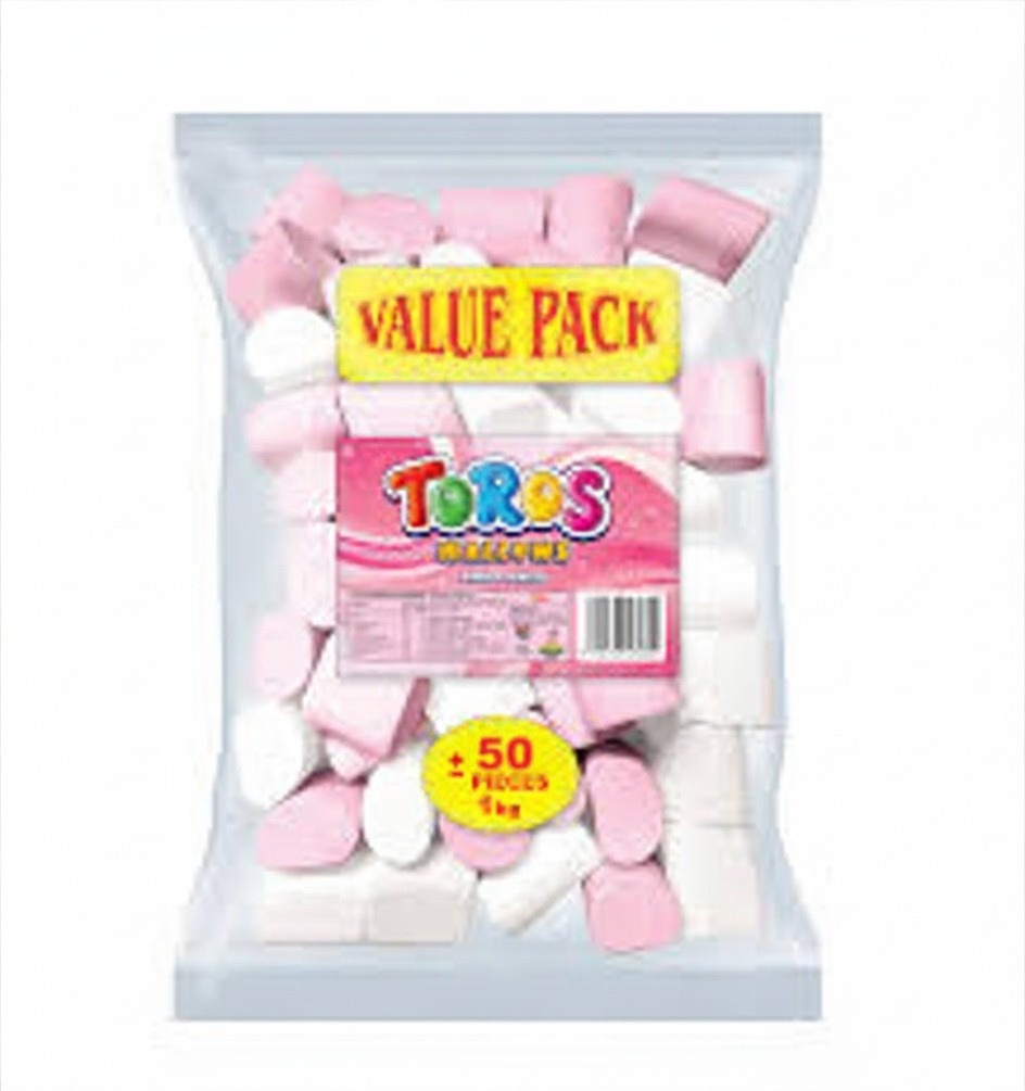 Toros M/Malow 50Pcs Jumbo Pink&White [Drum]