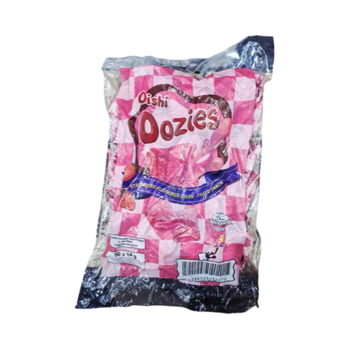 Oozies 50X14G Strawberry Biscuits