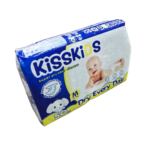 Kisskids Diapers 50Pcs [M]