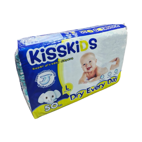 Kisskids Diapers 50Pcs [L]