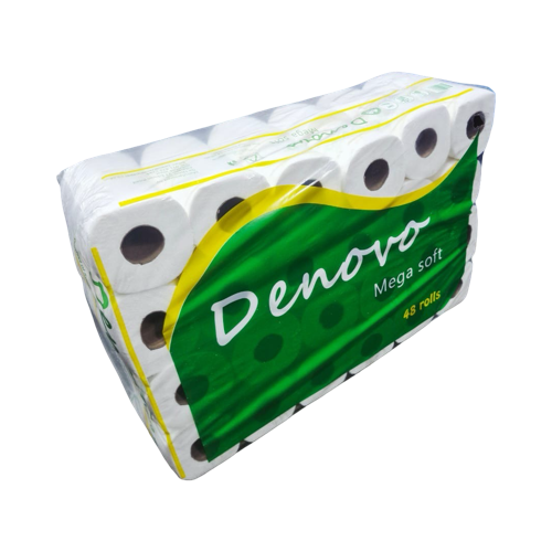 Toilet Paper 2Ply 48’S Denovo 350Shts Mega Soft