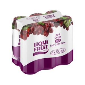Liqui Fruit 6X300Ml Red Grape Can