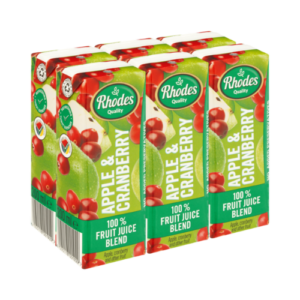 Rhodes 100% 6X200Ml Apple/Cranberry