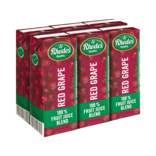 Rhodes 100% 6X200Ml Red Grape