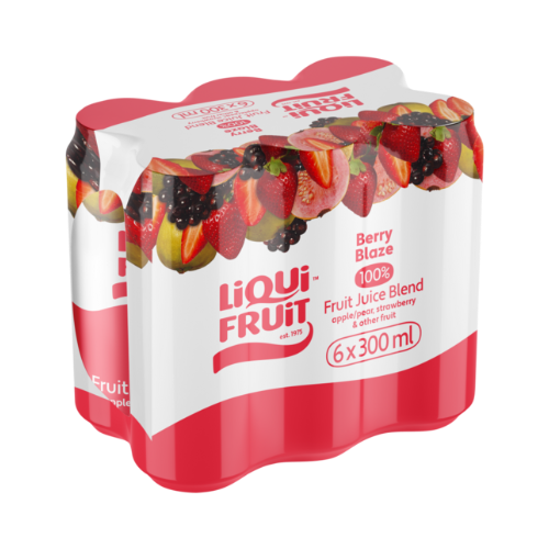 Liqui Fruit 6X300Ml Berry Blaze Can