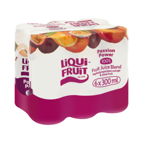 Liqui Fruit 6X300Ml Passion Power Can