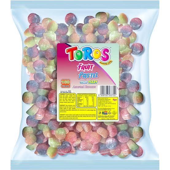 Toros[Pkt]Plus Fruit Pastel 166Pc [1Kg]