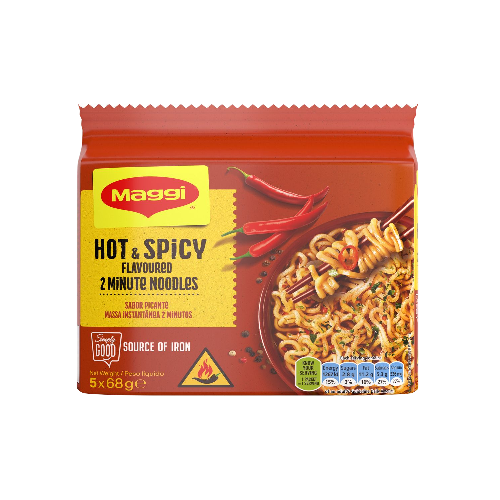 Maggi Noodles 5X68G  Hot&Spicy