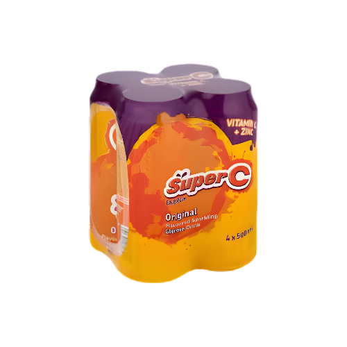 Super C 4X500Ml Original *Orange*