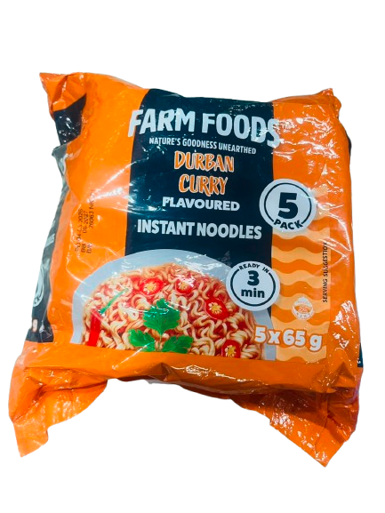 Farm Foods Noodles 5X65G Durban Curry