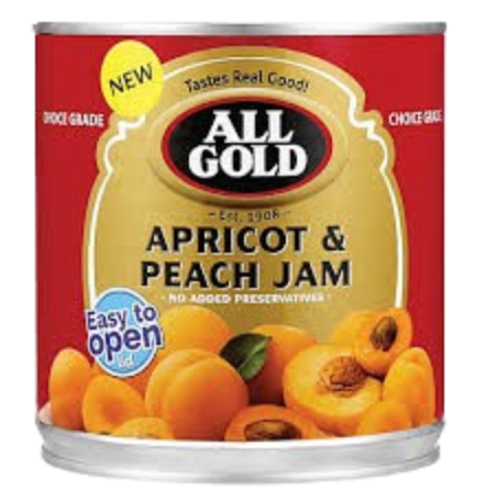 All Gold Jam Apricot 6X480G *Pet*