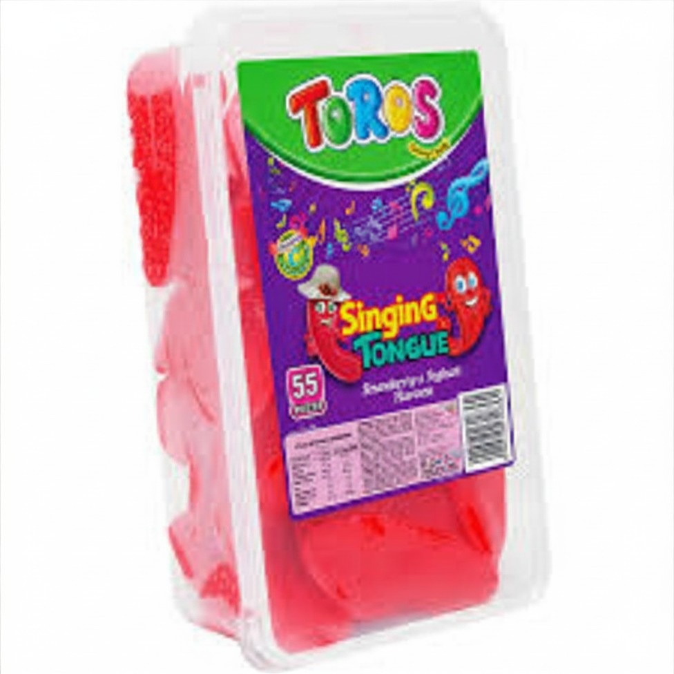 Toros[Tub]Tongue Strawberry 55/60Pcs