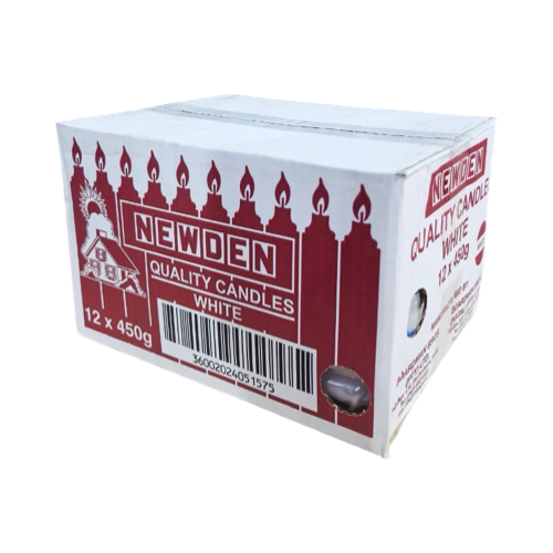Newden Candles 12X450G White