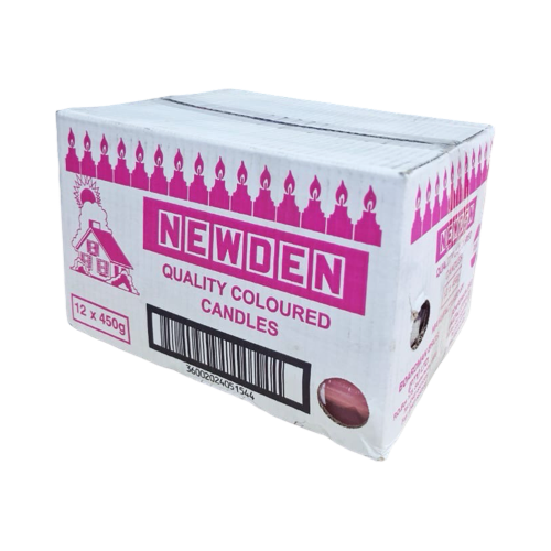 Newden Candles 12X450G Pink
