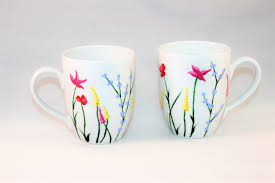 Coffee Mugs Hainpainted