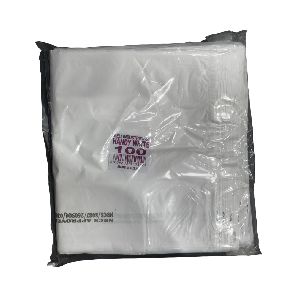 Plastic Bag Midi 100`S (White Only)