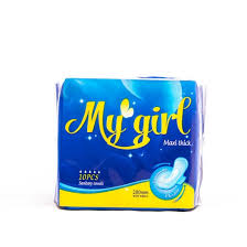 My Girl 6X8’S Blue Sanitary Pads
