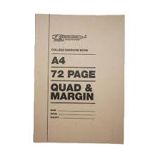 Book College A4 72Pg Q/M 20’S