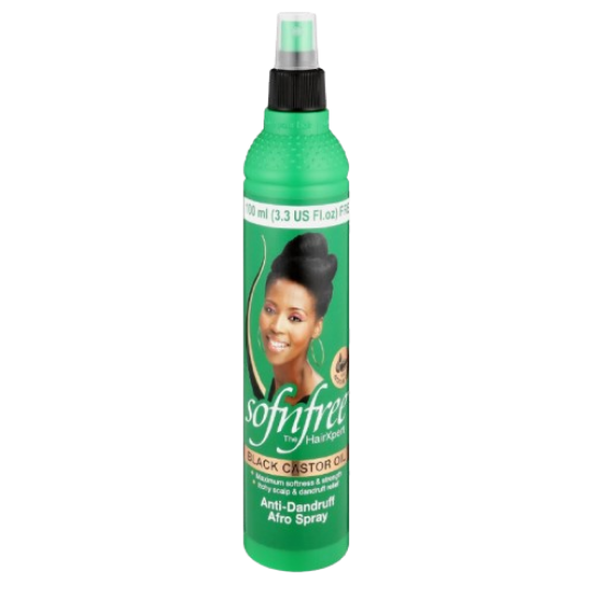 Sof N Free Afro Spary 350Ml Blck Castor Oil