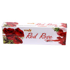 Lucky Star 6X10’S Red Rose 16″ Incense