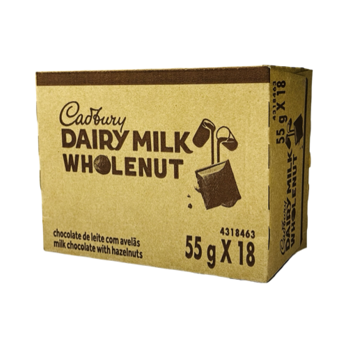 Cadbury 12X55G Whole Nut