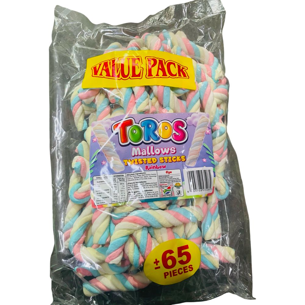 Toros M/Malow 65Pcs Twist Sticks [V/Pack]