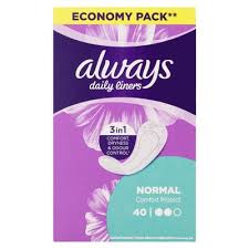 Always P/Liners 40’S Normal Unscented
