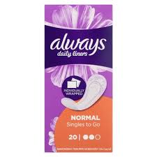 Always P/Liners 20’S Norm Scented [83745133]