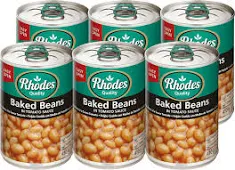 Rhodes 6X400G Bake Beans