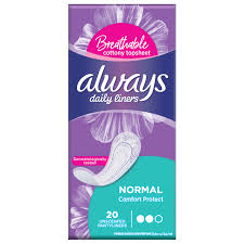 Always P/Liners 20’S Norm Unscented