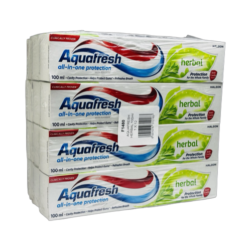 Aquafresh 12X100Ml Herbal