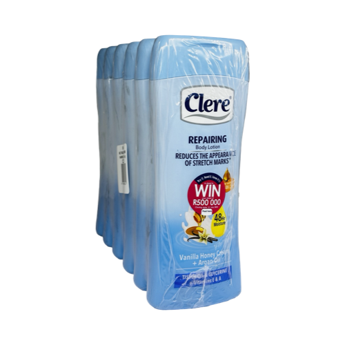 Clere 6X400Ml Vanilla Honey