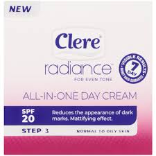 Clere Radiance 6X50Ml All-In-One Face Crm