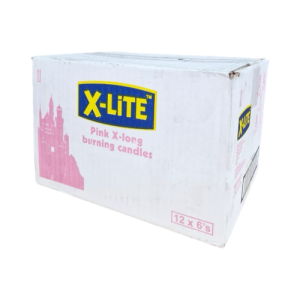 Xlite Candles 12X6'S Pink