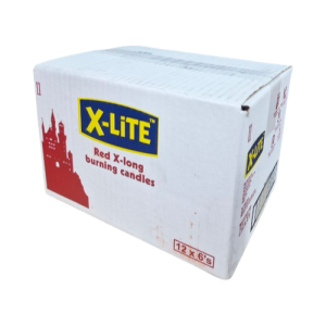 Xlite Candles 12X6'S Red X-Long